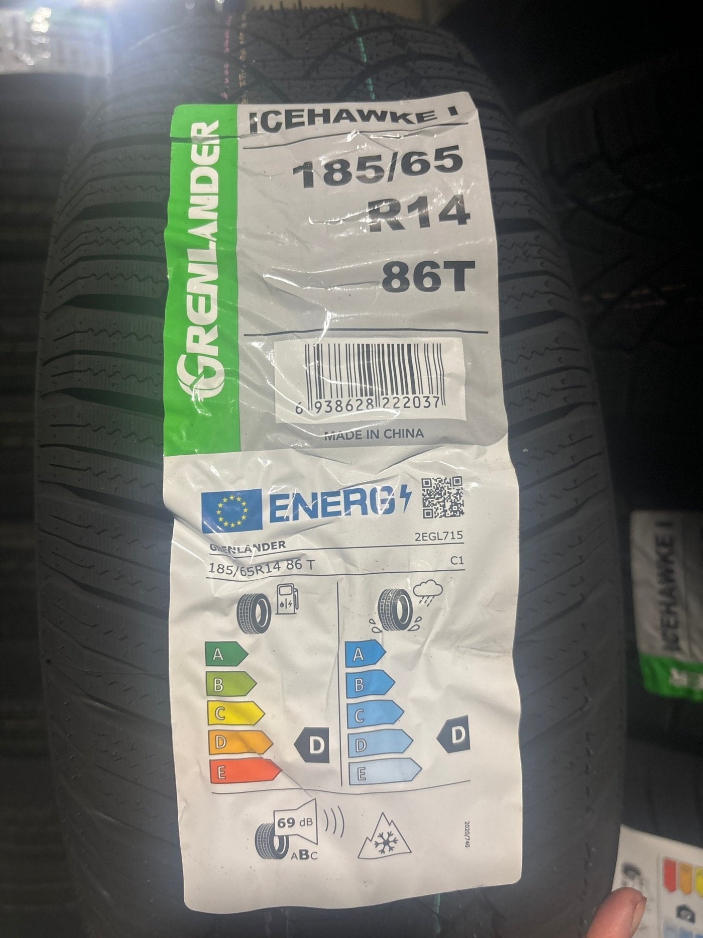 185/65R14 GRENLANDER ICEHAWKE I WINTER