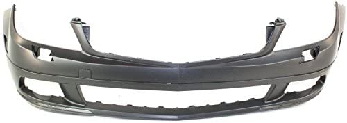 MERCEDES C-CLASS 2008-2011 — FR BUMPER PRIMED; W/WASHER; W/O SENSOR/AMG; C230 08-09;C250 10-11;C300/C350 08-11