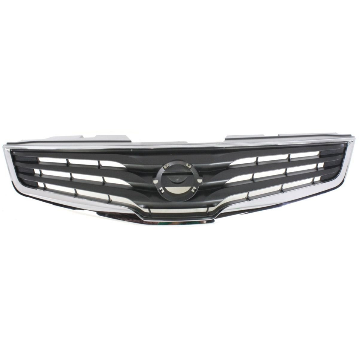 NISSAN SENTRA 2007-2012 — GRILLE; CHR/DK SILVER; 2.0L BASE/S/SL ( EXCEPT SR ) MODEL ; SENTRA 2010-2012