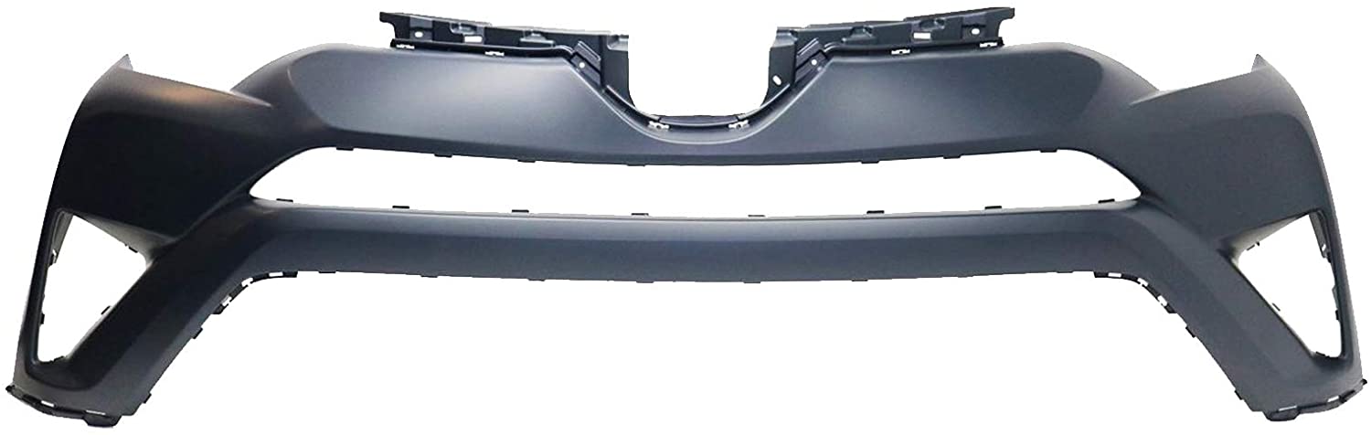 TOYOTA RAV4 2013-2018 — FRONT UPPER BUMPER PRIMED; CANADA/JAPAN BUILT; W/O SENSORS; 2016-2018 CAPA