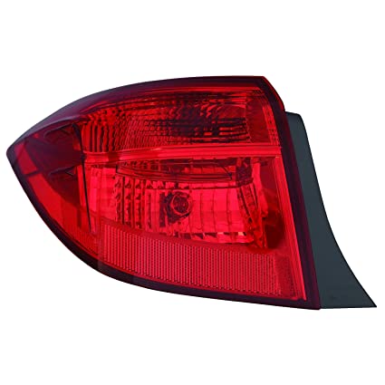 TOYOTA COROLLA 2014-2019 — TAIL LAMP LH; LED; SEDAN 2017-2019