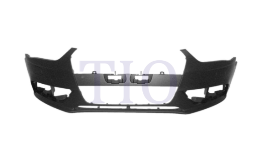 AUDI A4 2009-2016 — FRONT BUMPER PRIME; W/ WASHERS; W/O SENSORS & S-LINE; A4/QUATTRO 2013-2016