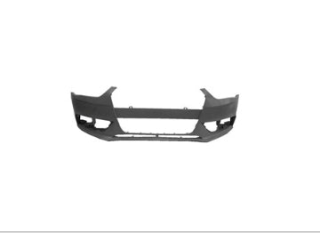AUDI A4 2009-2016 — FRONT BUMPER PRIMED; W/O SENSOR & WASHER HOLES; A4/QUATTRO 2013-2016 (W/O S_LINE)