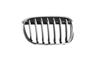 BMW X1 2016-2022 — GRILLE RH; PAINTED SILVER/CHROME FRAME; FOR X-LINE; 2016-2019
