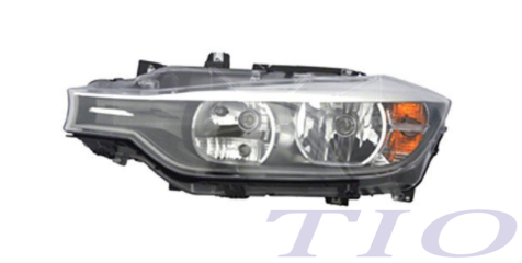 BMW 3 SERIES 2012-2018 — HEAD LAMP HALOGEN LH; SADEN 12-15 AND WAGON 14-15