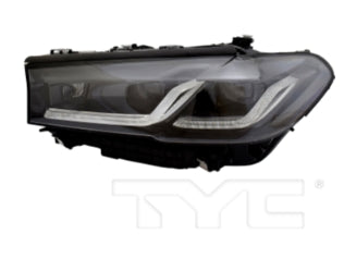 BMW 5 SERIES 2017-2023 — LED HEADLIGHT LH; W/ SHADOW LINE; 530i/540i/M5/M550i 2021-2023 (63118084379)