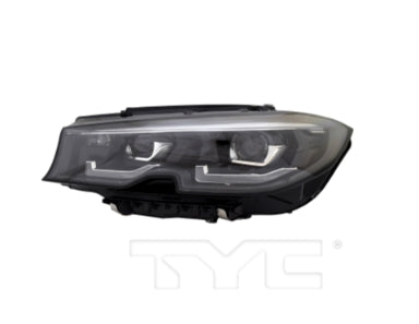 BMW 3 SERIES 2019-2025 — LED HEAD LIGHT LH; W/ ADAPTIVE; W/O LOGO; 330e 20-22/xDrive 21-22; 330i/xDrive 19-22 (63115A243A3)