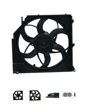 BMW X3 2004-2010 — RAD/CND FAN ASSY; 2.5/3.0L L6; 400 WATT; W/ BRUSHLESS MOTOR; 2004-2010 (OE 17 11 3 401 056)