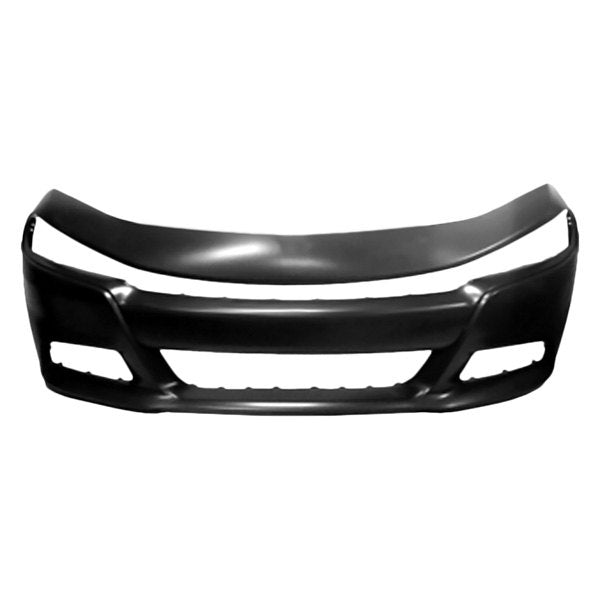 DODGE CHARGER 2015-2023 — FRONT BUMPER PRIMED ; FOR USE W/O HOOD SCOOP MODELS; CHARGER 2015-2023 CAPA