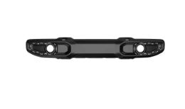 JEEP WRANGLER_JL 2018-2025 — FRONT BUMPER; PLASTIC; W/ SEPARATE FOG BEZEL; DARK GRAY; SAHARA/RUBICON; WRANGLER_JL 18-25; GLADIATOR 20-25 (6BU44RXFAB)