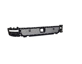 JEEP WAGONEER/L 2022-2025 — FRONT BUMPER GRILLE; PAINTED GLOSS BLACK; W/ ADAPTIVE CRUISE & SENSOR HOLES; WAGONEER 22-25/L 23-25 (68548772AA)