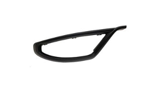 JEEP CHEROKEE 2019-2023 — FRONT TOW HOOK BEZEL RH; BLACK; FOR TRAILHAWK; 2019-2023