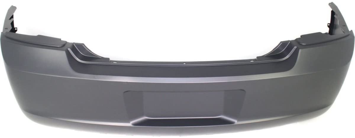 DODGE CHARGER 2006-2010 — REAR BUMPER PRIMED; W/O VALANCE HOLES; FITS ALL MODELS (EXCEPT SRT-8); CHARGER 2006-2010