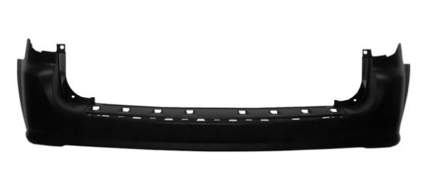 DODGE GRAND CARAVAN 2008-2020 — REAR BUMPER PRIMED; W/O SENSORS; 11-20/CARGO-VAN-RAM 12-15 CAPA