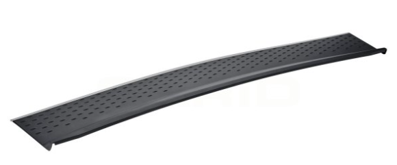 DODGE GRAND CARAVAN 2008-2020 — REAR STEP PAD; W/ CHROME STRIP; TOWN/COUNTRY 11-16/CARAVAN 11-20/RAM CARGO-VAN 12-15