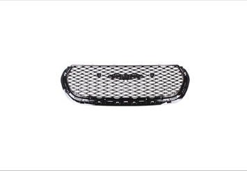 CHRYSLER PACIFICA 2017-2025 — FRONT GRILLE; PAINTED BLACK; PACIFICA_VAN/HYB 2021-2025