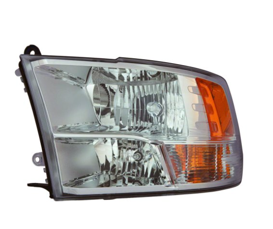 RAM RAM PICKUP-RAM 2011-2018 — HEAD LAMP HALOGEN LH; W/O DRL; PU-RAM-15-3500 13-18/45-5500 12-18/CLASSIC 19-24 CAPA