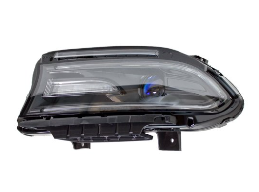 DODGE CHARGER 2015-2023 — HALOGEN HEADLIGHT LH; W/ LED DRL; W/O LOGO; CHARGER 2015