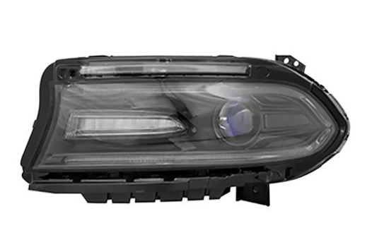 DODGE CHARGER 2015-2023 — HALOGEN HEAD LIGHT LH; W/ LED DRL; CHARGER 2016-2017