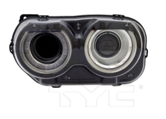 DODGE CHALLENGER 2011-2023 — HALOGEN HEADLIGHT LH; W/ ILLUMINATION/AIR INTAKE; 2015-2023 (68378879AB)