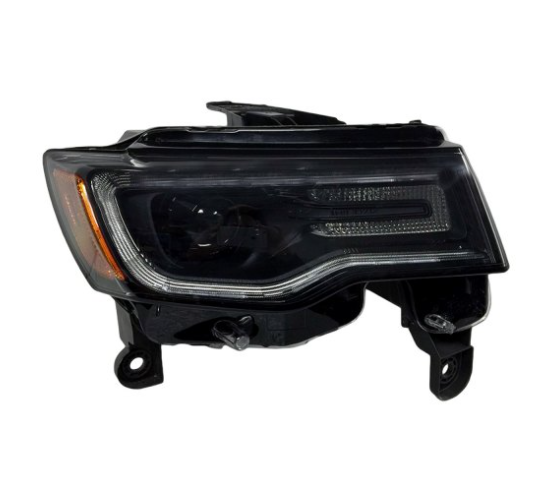 JEEP GRAND CHEROKEE 2011-2021 — HID HEADLIGHT RH; BLACK BEZEL; W/ ADAPTIVE; FOR LIMITED/TRAILHAWK; 2016-2018