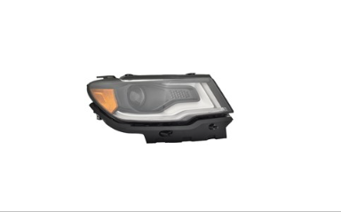 JEEP COMPASS_MP 2017-2025 — HID HEADLIGHT RH; W/ LED ACCENT; COMPASS_MP 2017-2021