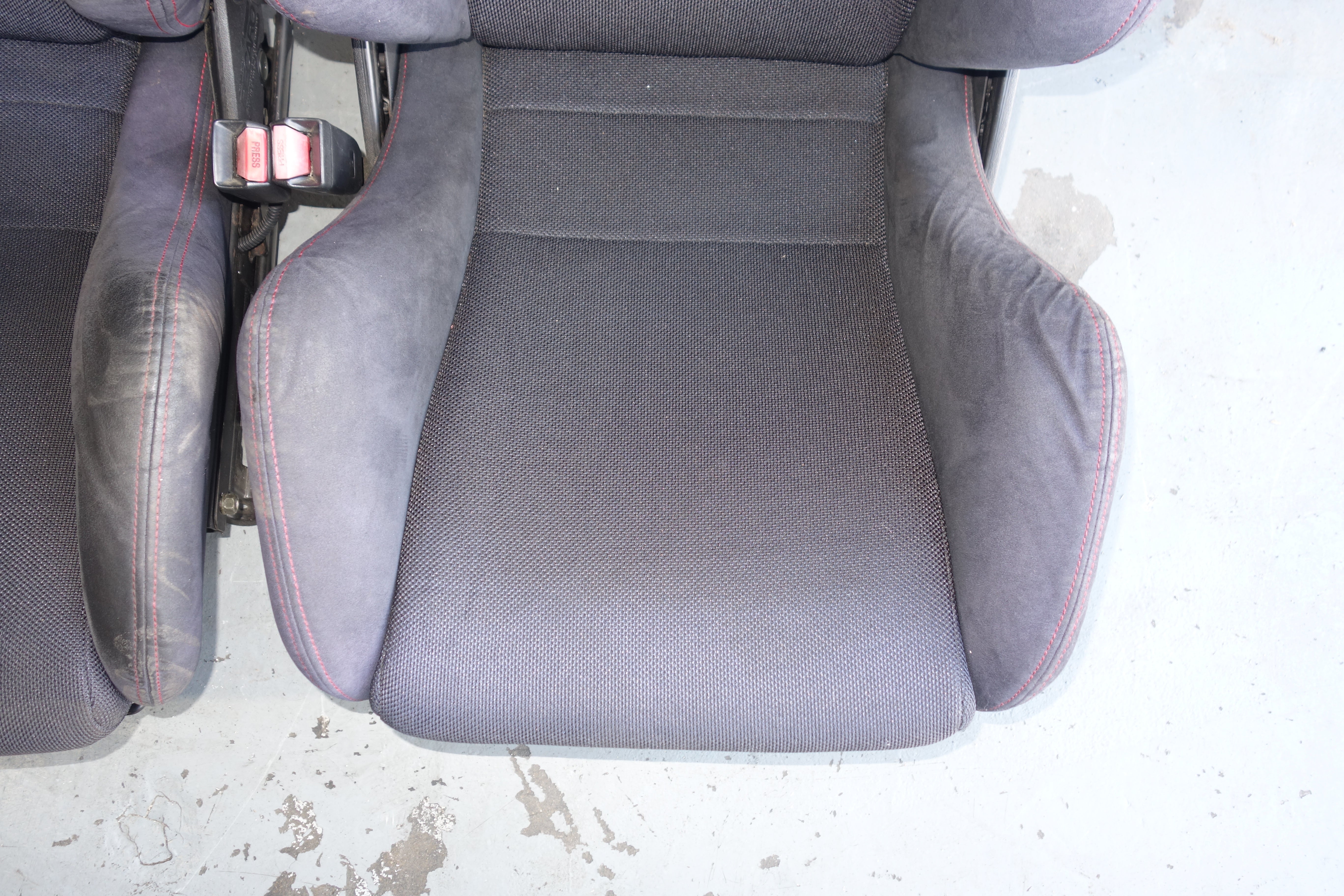 JDM Authentic Recaro SR3 Seats Black Pair Honda Integra DC2 OEM JDM Front Seats
