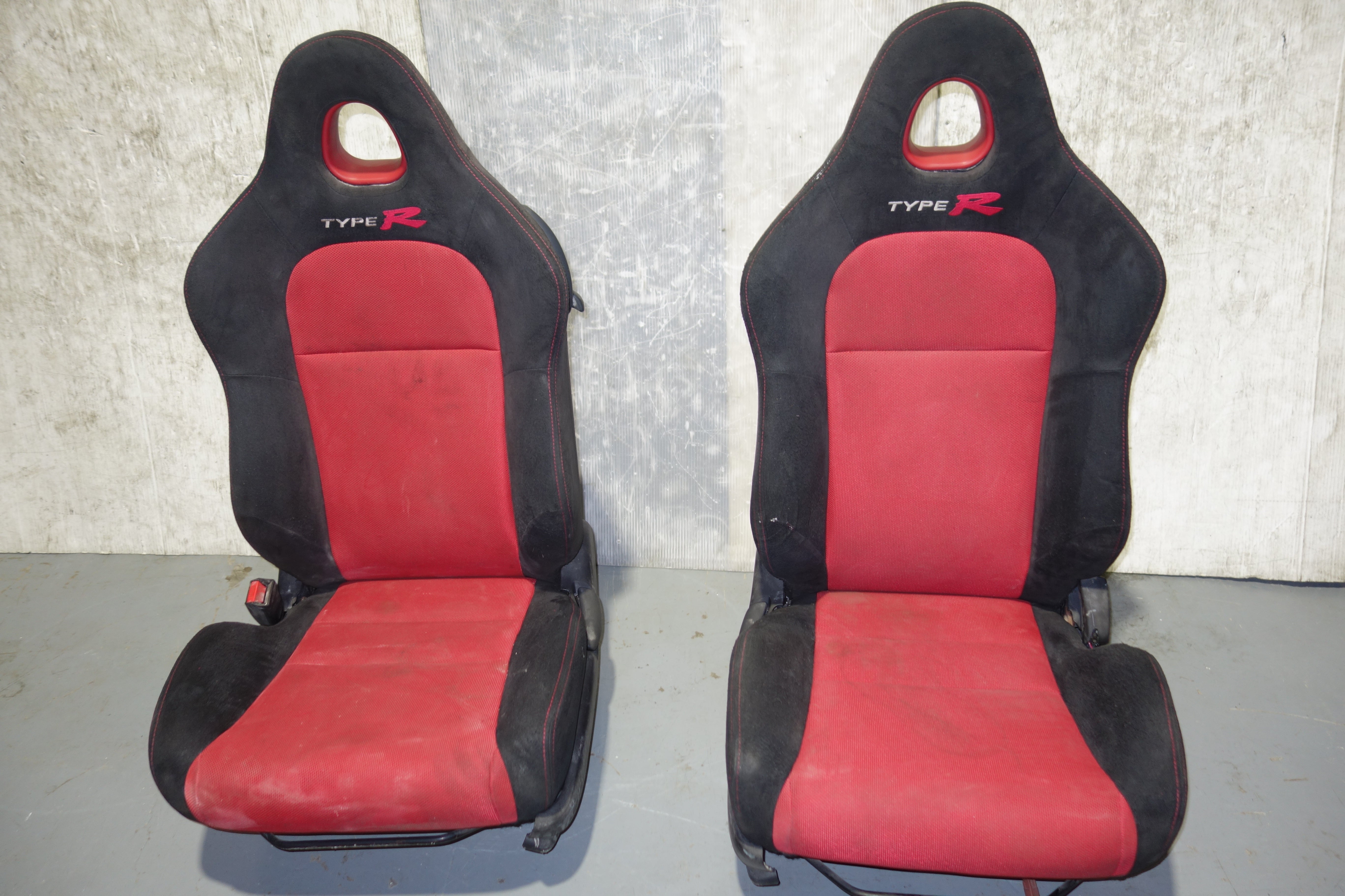 JDM Honda Civic Type R EP3 Facelift OEM Front Seats Red Black Type R 2004–2005