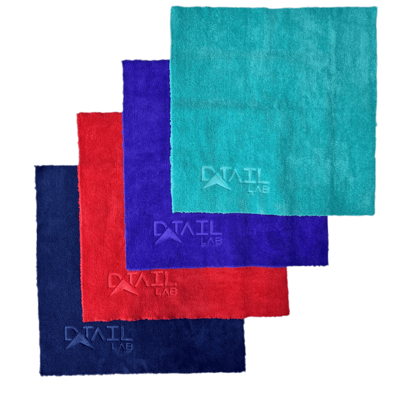 Edgeless 420 GSM Microfiber Towels (4-colors-12-pcs)