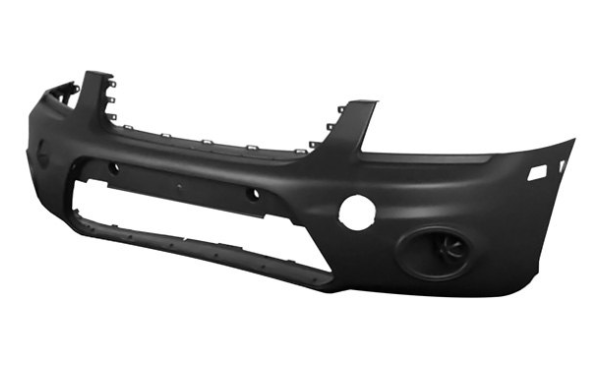 FORD TRANSIT-CONNECT 2010-2013 — FRONT BUMPER; TEXTURED GRAY; SIGNAL LIGHT HOLE; 2010-2013 CAPA