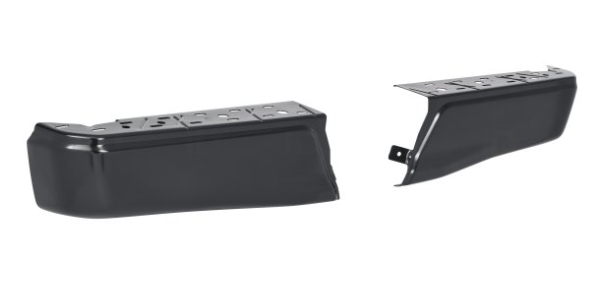 FORD PICKUP F150 2015-2017 — REAR FACE BAR (2-PC LEFT+RIGHT); BLACK; W/O SENSOR; PICKUP F150 15-20/POLICE RESPONDER 18-20