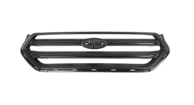 FORD ESCAPE 2013-2019 — FRONT GRILLE; BLACK FRAME/BLACK BARS; FOR S-MODELS; ESCAPE 2017-2019