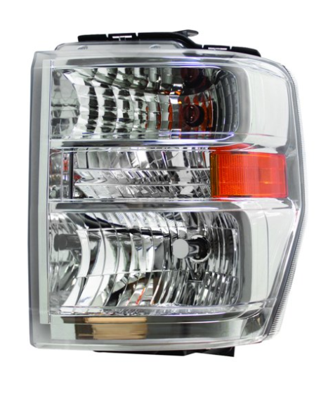 FORD ECONOLINE 2008-2014 — AERO HEAD LIGHT LH; F650/F750/VAN E350/ VAN E450 2015-2024; ECONOLINE 2008-2014