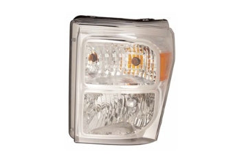 FORD PICKUP S-DUTY 2008-2016 — HEAD LIGHT LH; SUPERDUTY/F450/F550 2011-2016 CAPA