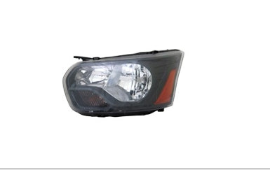 FORD TRANSIT VAN 2015-2019 — HALOGEN HEADLIGHT LH; BLACK; TRANSIT VAN 2015-09/02/2015 CAPA