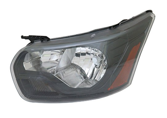 FORD TRANSIT VAN 2015-2019 — HEADLIGHT LH; FROM 9/2/15 PRODUCTION; BLACK-BEZEL; TRANSIT T-150-350 VAN 16-25 ( CREW 20-23 )