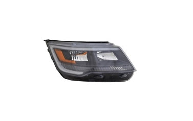 FORD EXPLORER 2016-2019 — HEADLIGHT RH; BLACK BEZEL; LED W/ LED DRL; FOR SPORT MODEL; 2018-2019 ( FROM 4/4/2018 )