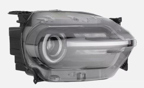 FORD BRONCO_SPORT 2021-2025 — HEADLIGHT RH; W/O MODULE & LOGO; PROJECTOR STYLE; W/ LED SIGNATURE HALO; OUTER BANKS/HERITAGE LIMITED/1ST EDITION/BADLANDS; 2021-2025 CAPA (M1PZ13008P)