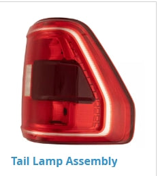 FORD PICKUP F150 2021-2023 — HALOGNEN TAIL LAMP LH; W/ BSD; W/O ON-BOARD SCALES; 2021-2023 (ML3Z13405C)