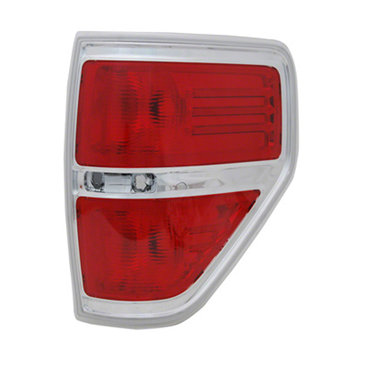 FORD PICKUP F150 2009-2014 — TAIL LAMP RH; STANDARD CHROME; FOR STYLESIDE; LIGHTDUTY 2009-2014