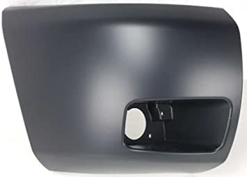 CHEVROLET SILVERADO PICKUP 2007-2013 — FRONT BUMPER END RH PRIMED; W/ FOG LAMPS; SILVERADO 1500/HBY 2007-2013