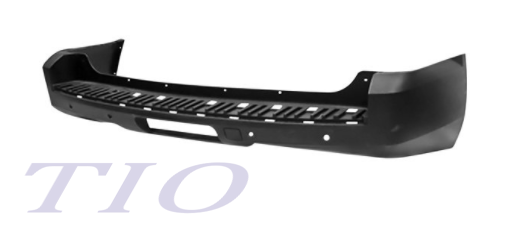 CHEVROLET SUBURBAN 2007-2014 — REAR BUMPER PRIMED;W/PARKING SENSOR HOLES; ESCALADE ESV 2007-2014 & SUBURBAN 2009-2014 & YUKON XL 2007-2014 (EXC 09-14 SUBURBAN LTZ )