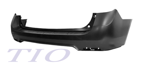 CHEVROLET EQUINOX 2010-2017 — REAR BUMPER PRIMED; W/O OBJECT SENSOR HOLES ; EQUINOX 2010-2015 CAPA