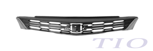 CHEVROLET CRUZE 2016-2019 — FRONT UPPER GRILLE; W/ LOWER CHR MDG; W/O CENTER CHR MDG; SEDAN 16-18 / HHBACK 17-18 (EXCEPT RS )