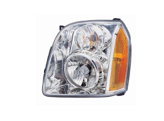 GMC YUKON 2007-2014 — HEAD LIGHT LH; CHROME; YUKON/XL 07-14; HYB 08-13 ( EXCEPT DENALI ) CAPA