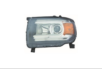 GMC CANYON 2015-2022 — HEADLIGHT RH; W/O LOGO; 2015-2022