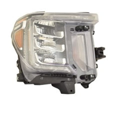 GMC SIERRA PICKUP 2019-2025 — HEADLIGHT RH; W/O LOGO & LED SIGNAL; 2500/3500 2020-2023 (OE 84738613)