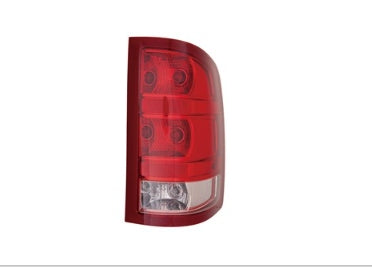 GMC SIERRA PICKUP 2007-2013 — TAIL LIGHT RH; SIERRA/HYB 10-13; SIERRA_2500-3500 11-14 ( SMALL 921 BULB; W/O DARK RED TRIM; EXC BASE/DUALLY; 2ND DESIGN )