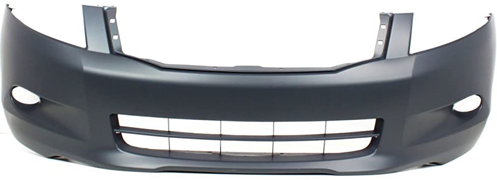 HONDA ACCORD 2008-2012 — FRONT BUMPER PRIMED; 6CYL ENGINE; W/FOG LAMP HOLES; SEDAN 2008-2010 CAPA