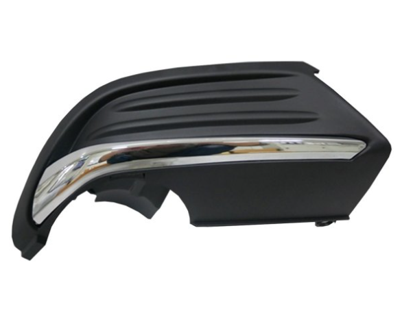 HONDA ACCORD 2018-2022 — REAR BUMPER EXHAUST PIPE TRIM; BLACK/CHROME; FOR 1.5 TURBO-EX-L; ; SEDAN 2018-2022